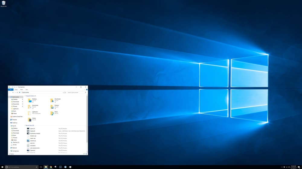Windows 10 after installation