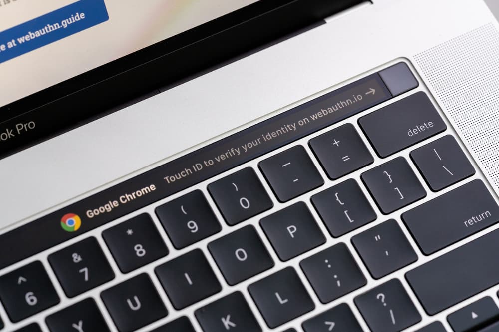 TouchID working with WebAuthn in Google Chrome
