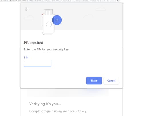 Chrome for macOS prompting for the PIN