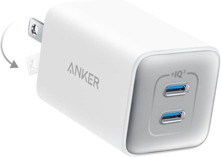 2-port Anker 47W USB C Charger (Nano 3)