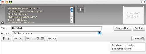 Flock Blog Editor