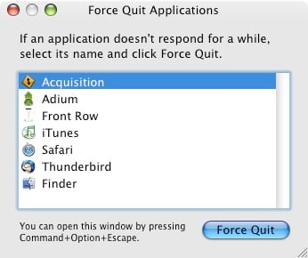 Force Quit
