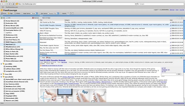 FeedLounge Screenshot