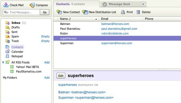 Yahoo! Mail Beta