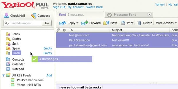 Yahoo! Mail Beta