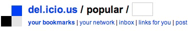 del.icio.us popular