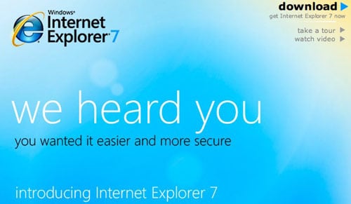 IE7 download