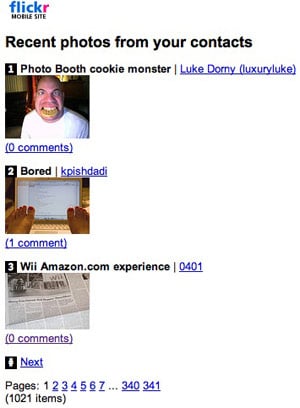 Flickr Mobile 