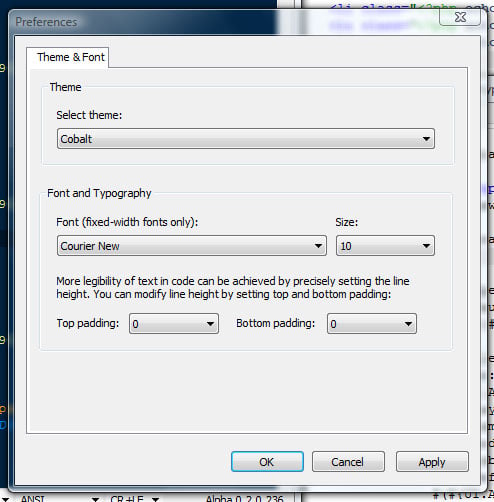 Intype Editor in Vista