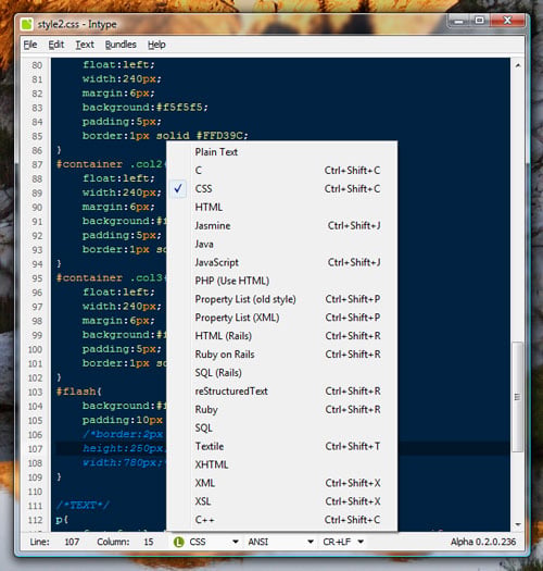 Intype Editor in Vista