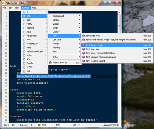 Intype Editor in Vista