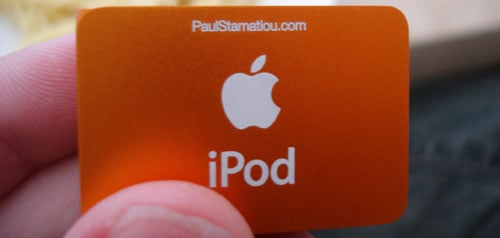 Orange iPod Shuffle