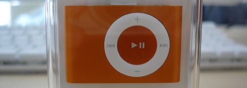 Orange iPod Shuffle