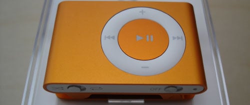 Orange iPod Shuffle