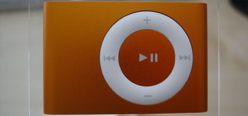 Orange iPod Shuffle