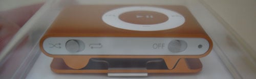 Orange iPod Shuffle