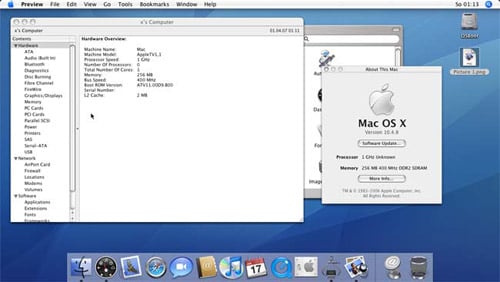Apple TV runs OS X