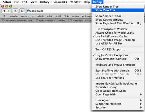 Debug Menu
