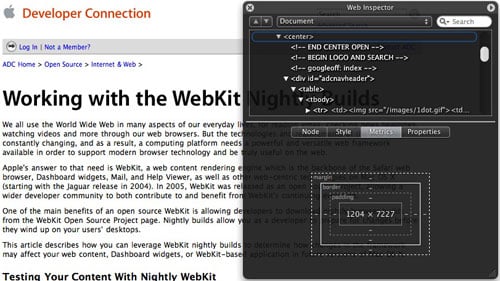 WebKit Web Inspector