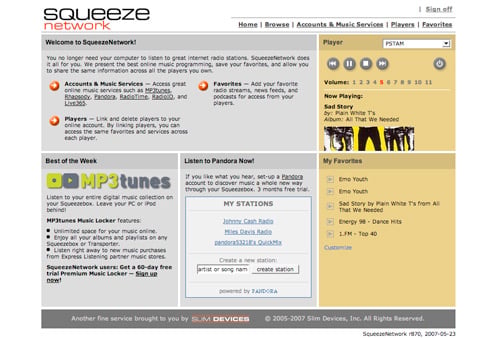 Slim Devices Squeezebox