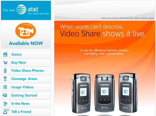 AT&T Video Share - Live Video During a Call