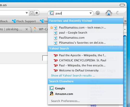 Flock 0.9 Browser