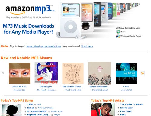 Amazon MP3 Beta