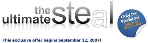 Microsoft Office Ultimate 2007 Student Steal