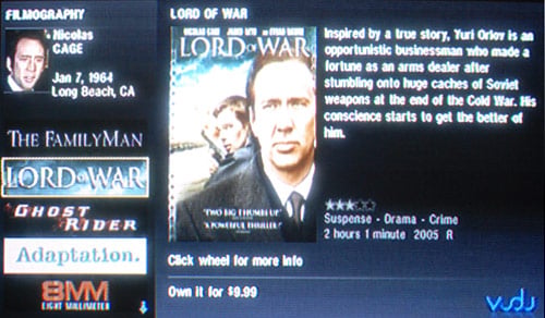 Vudu Interface