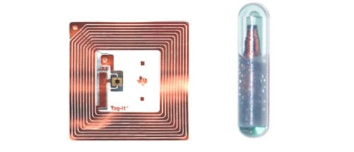 Two types of RFID tags