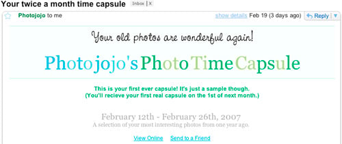 Photojojo Time Capsule