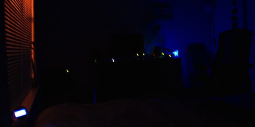Paul's room at night