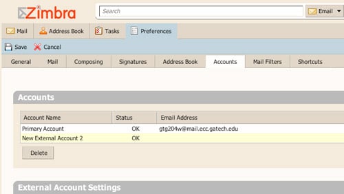 Zimbra Accounts