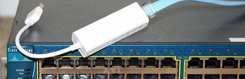 MacBook Air USB Ethernet dongle