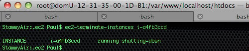 Terminate EC2 Instance