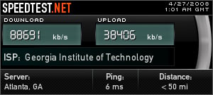 Georgia Tech Bandwidth Test