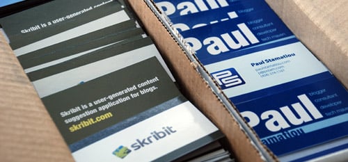 Paul Stamatiou's Business Cards