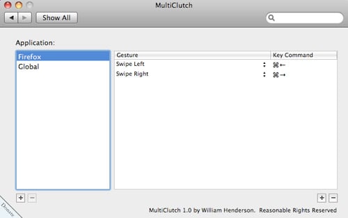 MultiClutch Firefox