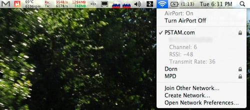 OS X Wi-Fi Network Info