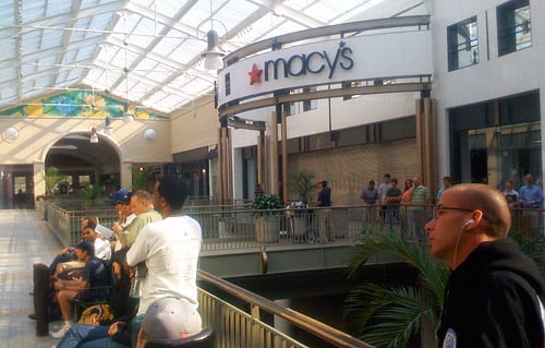 The line approaches 150 people and wraps around
