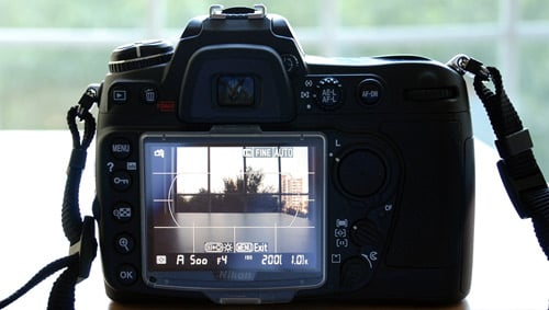 Nikon D300 DSLR Camera supports Liveview