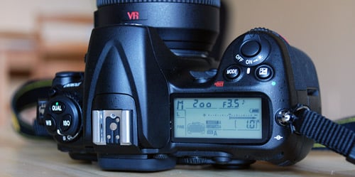 Nikon D300 Mode Screen