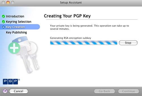 PGP Key Creation