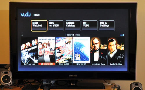 Vudu box connected to my HDTV