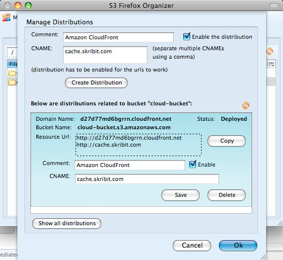 Amazon CloudFront with S3Fox
