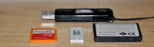 Kingmax Super Stick 8GB USB Flash Drive Size Comparison