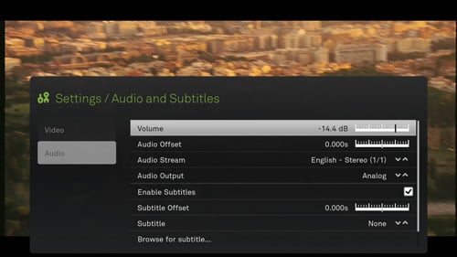 Detailed Boxee Audio Playback Settings