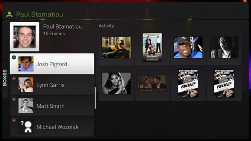 Friends on Boxee