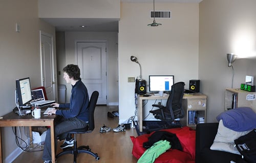 Skribit Office - Paul Stamatiou and Justin Ruckman