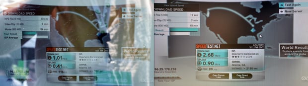 CLEAR 4G WiMAX Speedtests - Mobile and Home modem